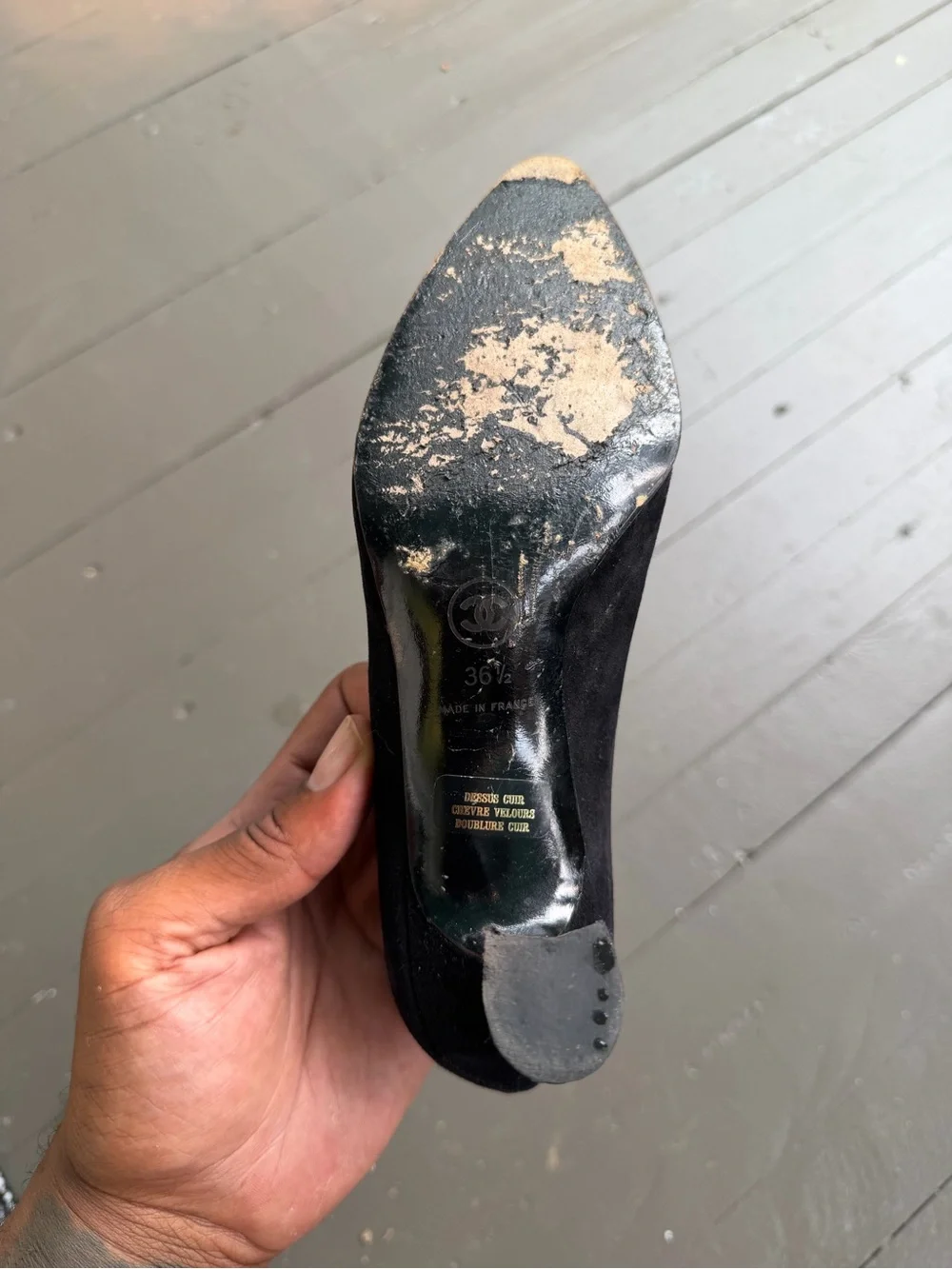 CHANEL classic pointed
